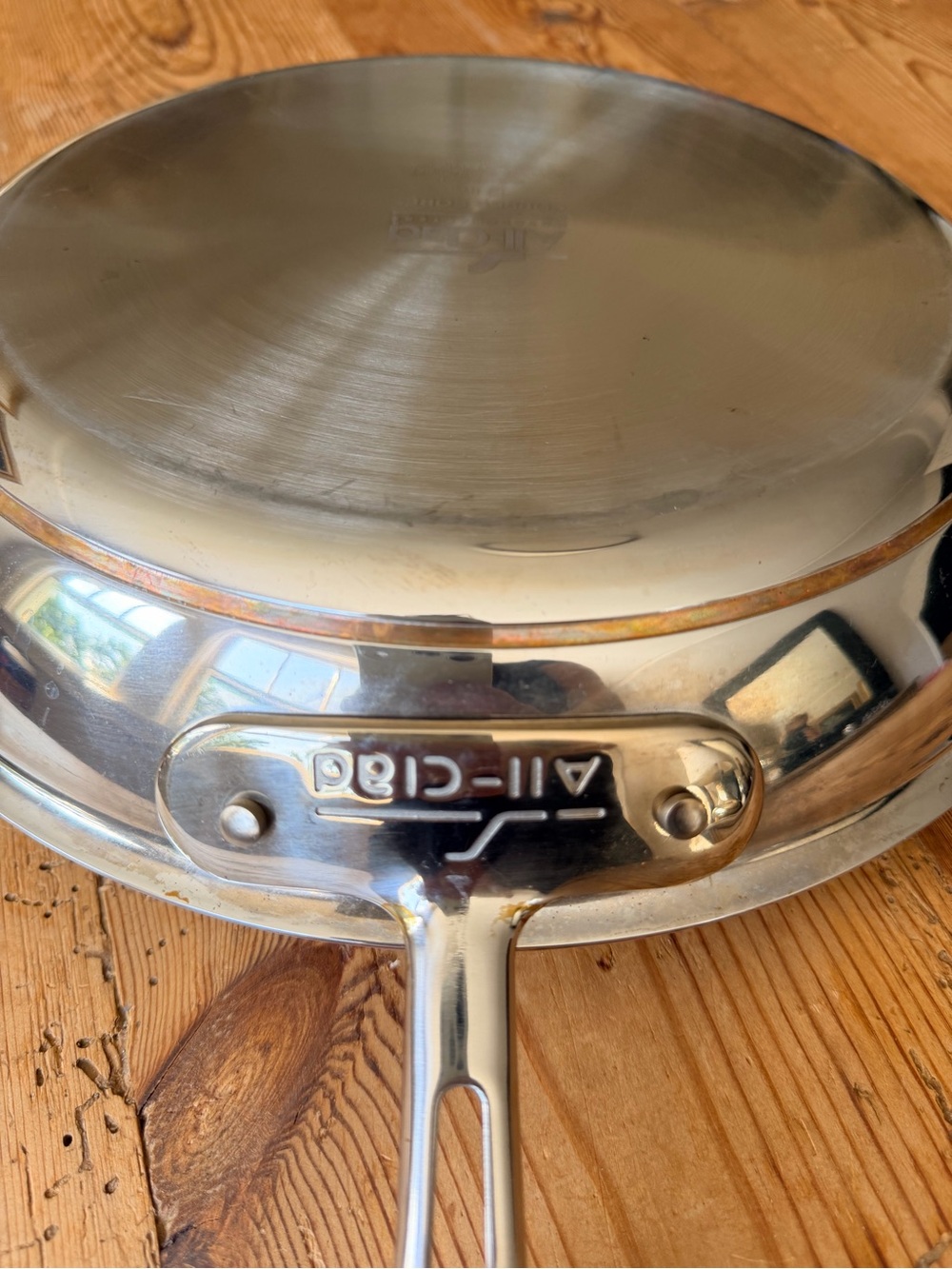 All-Clad Stainless Steel Fry Pan - Polished Silver - Picture 4 of 4